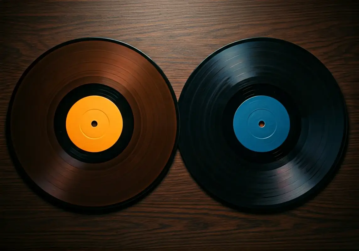 Two cover song variants with download buttons ready for comparison