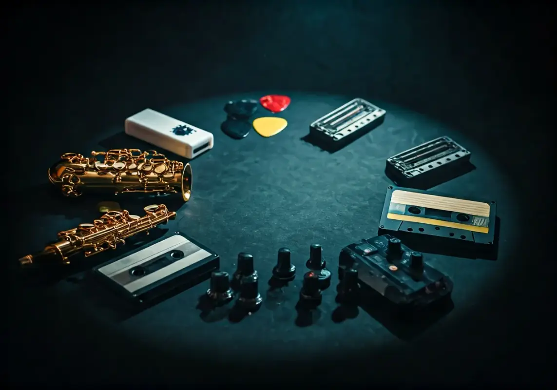 Style palette showing different musical genre transformations available