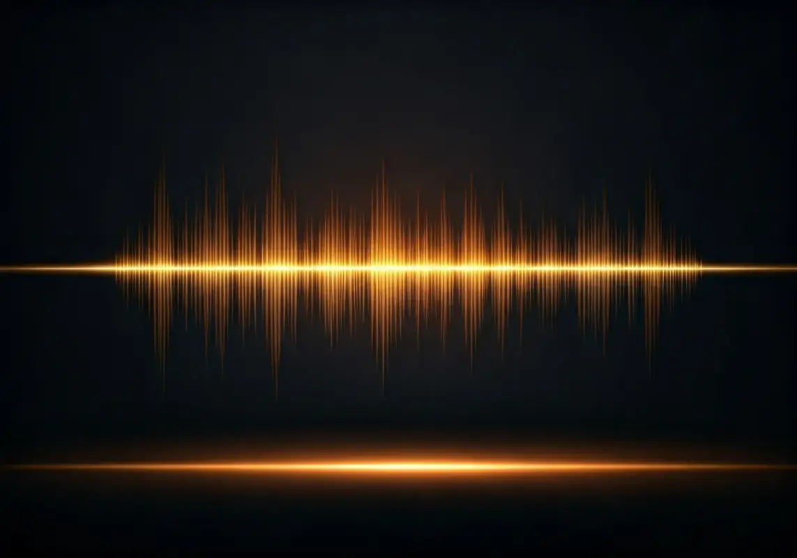 Smooth audio waveform transition showing seamless extension blend point